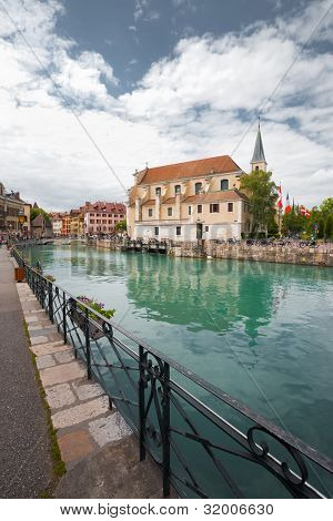 Annecy hlavní kanál staré město