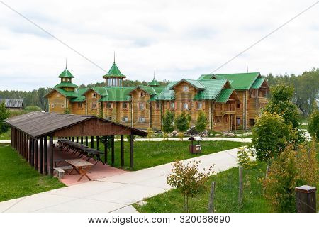 Russia, Kaluga Region - September 19, 2016: Ethnomir Park. Ethnographic And Amusement Park-museum. T