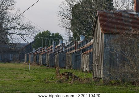 Slave Quarters At The Laurel Valley Sugar Plantation