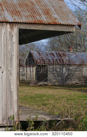 Slave Quarters At The Laurel Valley Sugar Plantation