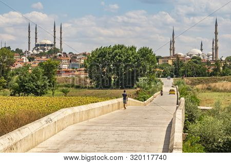 Edirne,turkey-august 4,2019.edirne Is A Gateway Of Turkey Opening To Western World In Thrace, The Fi