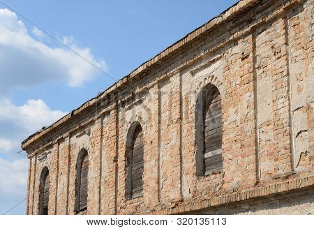 The Ruins Of Synagogue In Stolin, Belarus.