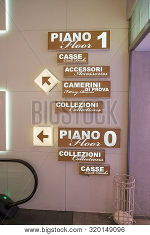 VERONA, ITALY - CIRCA MAY, 2019: interior shot of Stradivarius store in Verona. Stradivarius is an international women and men clothing fashion brand from Spain owned by the Inditex group. 
