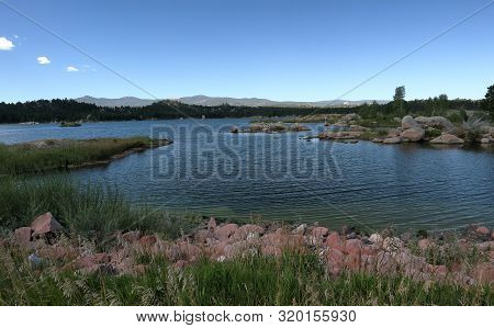 Beautiful Dowdy Lake, Part Of Red Feather Lakes Recreation Area Near Fort Collins, Colorado, On The 