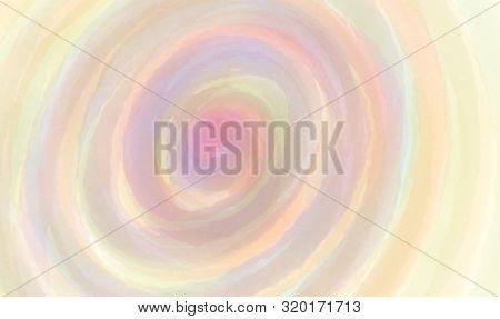 Watercolor Paint Abstract Pattern With Colorful Ellipse Between The Colors Red Pink Violet Yellow Gr