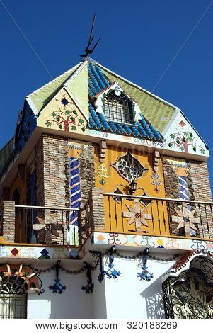 View Of The Pretty Hermitage (ermita De Nuestra Senora De Lourdes, Founded In 1953), El Valdes, Mala