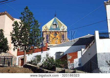 View Of The Pretty Hermitage (ermita De Nuestra Senora De Lourdes, Founded In 1953), El Valdes, Mala