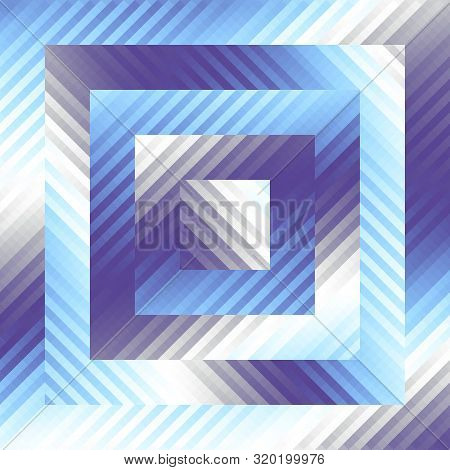 Geometric Abstract Pattern In Low Poly Style.
