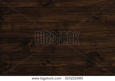 Wood Texture Background. Wood Planks. Texture Of Bark Wood. Dark Vintage Boards. Copy Space
