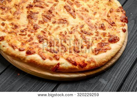 Bakery Product Kubdari In Georgian. Georgian Cuisine