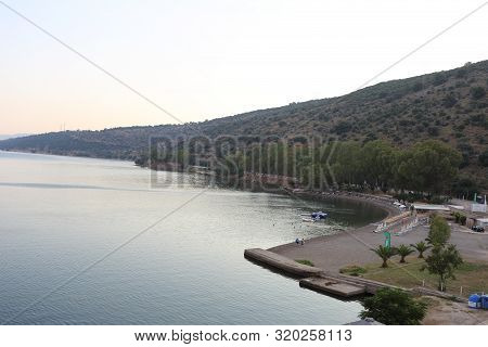 Amfilochia, Greece - 26 July 2019: The City Of Amfilochia In The Outskirts Of Western Greece
