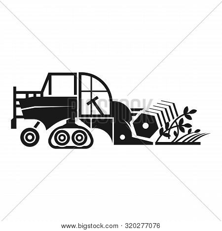 Agriculture Combine Icon. Simple Illustration Of Agriculture Combine Vector Icon For Web Design Isol