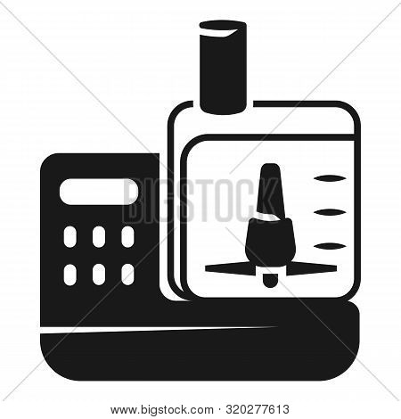 Digital Food Processor Icon. Simple Illustration Of Digital Food Processor Vector Icon For Web Desig