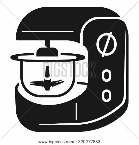 Metal Food Processor Icon. Simple Illustration Of Metal Food Processor Vector Icon For Web Design Is