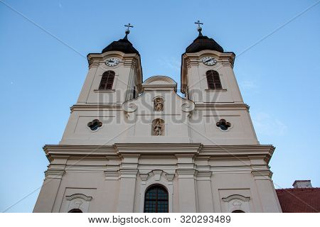 Tihany Peninsula On Lake Balaton In Hungary
The Most Famous Sight Is The Baroque Abbey Tihany, Found
