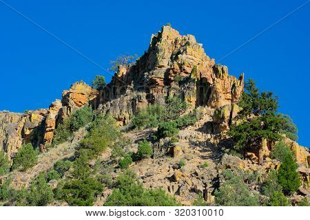 Rock Formation At Catamount Campground In Colorado