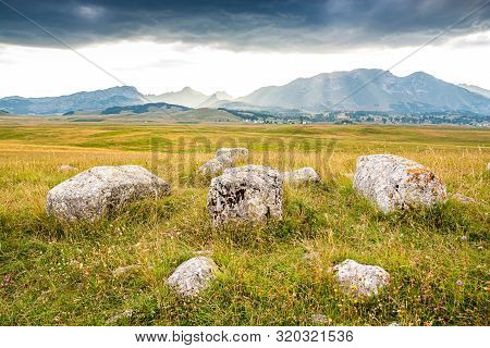 Old Stecci In Novakovici, Durmitor, Montenegro, Europe