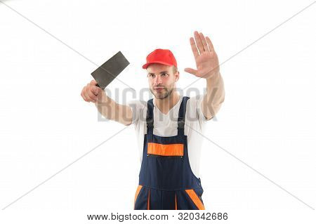 Focused On Result. Repair Service. Repair And Renovation Concept. Handyman Home Repair. Repairing An