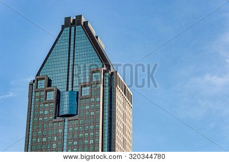 Montreal, Canada - 03 September 2019: La Gauchetiere Building