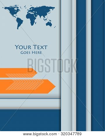Bright Vector Modern Design Template. Annual Report Elements For Your Work. Colorful Layout, Magazin
