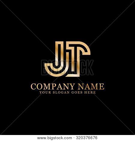 Jt Monogram Logo Inspirations, Letters Logo Template,clean And Creative Designs