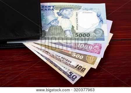 Old Money From Madagascar In The Black Wallet