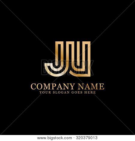 Jv Monogram Logo Inspirations, Letters Logo Template,clean And Creative Designs