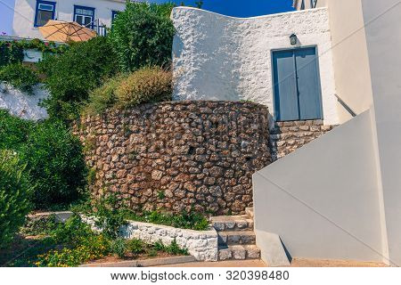 The Small Authentic Streets Of Spetses Island