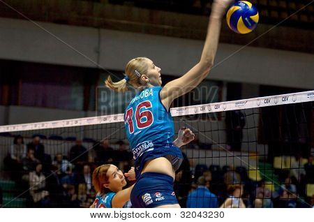 Yulia Merkulova Atack. Angreifer von Dynamo Moskau team