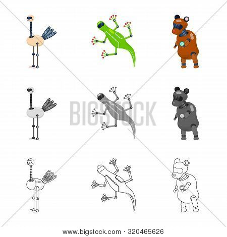 Vector Illustration Of Toy And Science Icon. Set Of Toy And Toy Vector Icon For Stock.