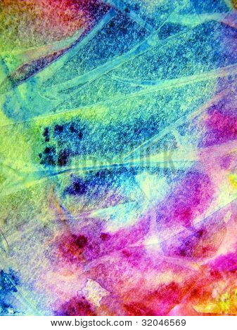 Kleurrijke lagen van aquarel 4