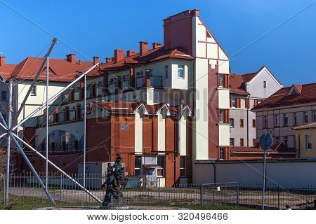 Zelenogradsk, Kaliningrad Region, Russia - April 02, 2019: View Of The Hotel Sambia On The Baltic Se