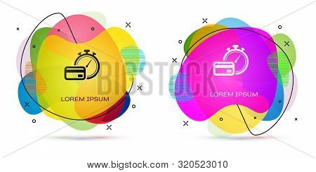 Color Fast Payments Icon On White Background. Fast Money Transfer Payment. Financial Services, Fast 