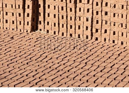 Mud Bricks Factory In Madagascar