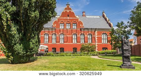 Panorama Of The Art Museum In A Park In Ribe, Denmark