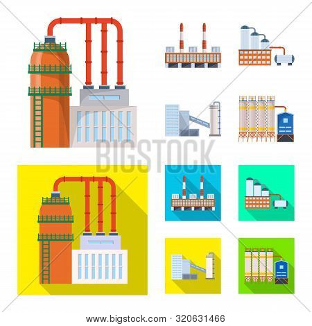 Isolated Object Of Production And Structure Sign. Set Of Production And Technology Stock Vector Illu