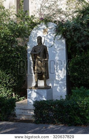 Statue Of Saint Constantine Xi The Ethnomartyr
