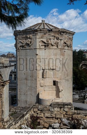 Tower Of The Winds In Athens, Greece