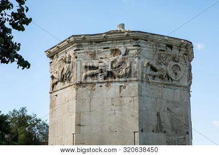 Tower Of The Winds In Athens, Greece
