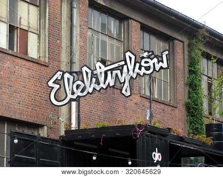 18, August, 2019, Gdansk, Poland. Electricians Street Is Located In Gdansk.