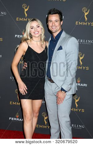 LOS ANGELES - AUG 28:  Karissa Lee Staples, Matthew Atkinson at the 2019 Daytime Programming Peer Group Reception at the Saban Media Center at TV Academy on August 28, 2019 in North Hollywood, CA