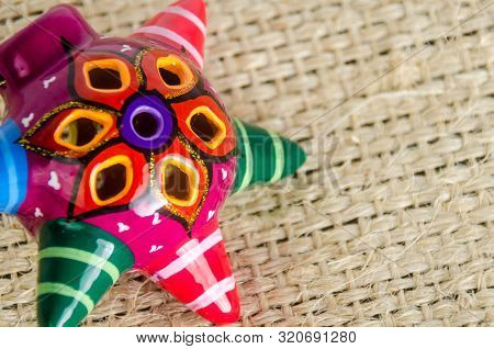 Artisan Made Traditional Mexican Ceramic & Colorful Pinata