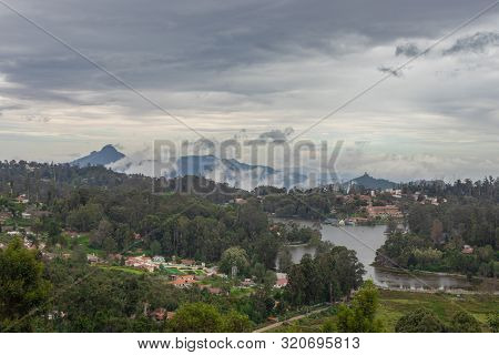 Kodaikanal Lake View From Upper Lake View Point Image Is Showing The Natural Beauty Of Kodaikanal In