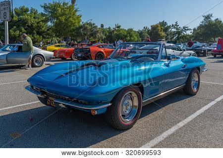 Chevrolet Corvette On Display During Supercar Sunday Event.