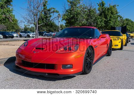 Chevrolet Corvette On Display During Supercar Sunday Event.