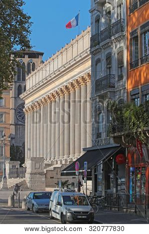 Lyon, France, September 6, 2019 : The Palais De Justice Historique De Lyon (historic Court Law), On 