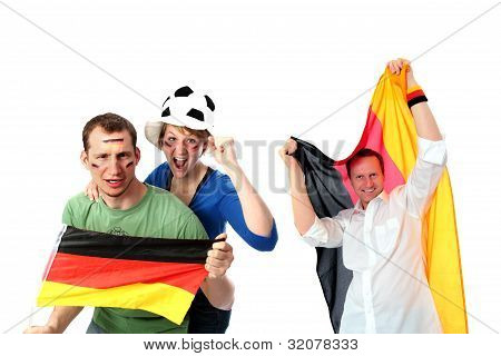 Soccer Fans Isolated