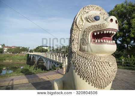 Cambodia Battambang Old Bridge