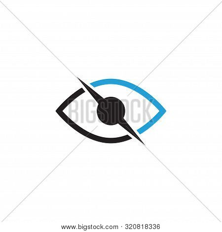Abstract Eye Graphic Design Template Vector Isolated