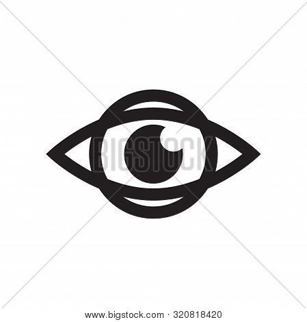 Abstract Eye Graphic Design Template Vector Isolated